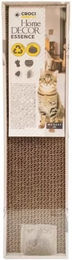 Croci Kratzpappe Essence Rovere Kratzbrett für Katzen Braun 48 x 5 x 12,5-45 cm – Bild 1 von 5