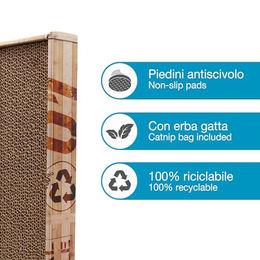 Croci Kratzpappe für Katzen mit Katzenminze 48 x 12,5 x 5 cm - 1 Stk. – Bild 1 von 6