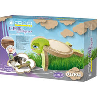 Produktbild von Croci Kratzpappe Olivia Bunt für Katzen 26x26x20cm - 1 Stk.