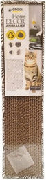 Croci Kratzpappe Zebra Kratzbrett für Katzen mit Katzenminze 48x12,5x5 cm – Bild 1 von 6
