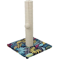 Produktbild von Croci Kratzstamm Color Leafs Kratzsäule für Katzen Adult Bunt 30x30x42cm