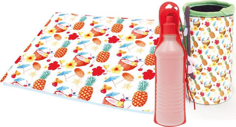 Produktbild von Croci Kühlkit Fresh Cocktails Wassernapf 3-teilig bunt - 1560 g
