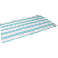 Produktbild von Croci Kühlmatte Stripes für Hunde Türkis 65x50 cm