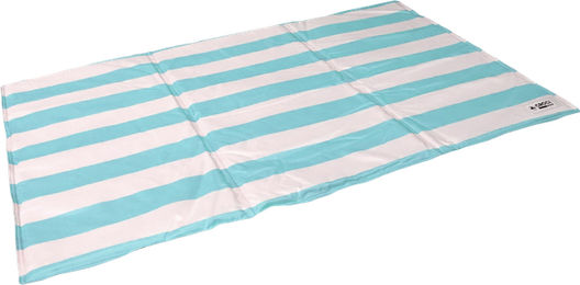 Produktbild von Croci Kühlmatte Stripes Hundematte Türkis 90x50 cm