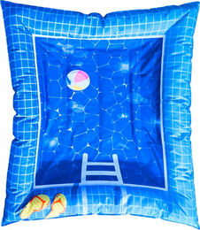 Produktbild von Croci Kühlmatte Swimming Pool Hundematte Blau 76 x 91 cm