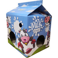 Produktbild von Croci Milk Kratzbaum aus Karton für Katzen Adult 34x34x49 cm