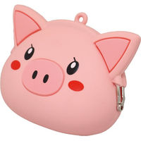 Produktbild von Croci Mini-Silikonbeutel Happy Pig Beutelspender Rosa 1 Stück