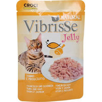 Produktbild von Croci Nassfutter Beutel Jelly mit Thunfisch, Huhn und Schinken 70 g - 18 x 70 g