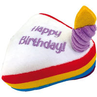 Produktbild von Croci Party Tortenstück Plüschspielzeug Torta für Welpen 12,5 x 11,5 x 11 cm