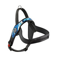 Produktbild von Croci Primo Onyx Light Blue Holi Sicherheitsgeschirr für Hunde XL Wasserabweisend Bunt Blau