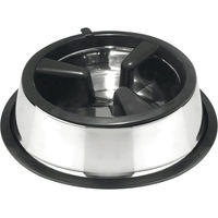 Produktbild von Croci Slow Feeder Stahlnapf 2in1 aus Edelstahl 27 cm