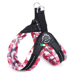 Produktbild von Croci Sportgeschirr Easy Fit Soft Mesh für Hunde Camouflage Pink Gr 3.5 45-48cm bis 9kg
