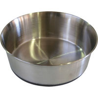 Produktbild von Croci Stahlnapf Heavy Futternapf aus Metall mit Gummi 3 l - 3 l