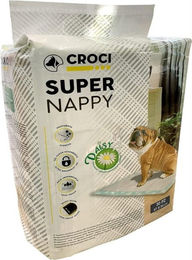 Croci Super Nappy Daisy Hygienematten für Hunde und Katzen 57 x 54 cm 30 Stück Bunt - 30 x 57 g – Bild 1 von 7
