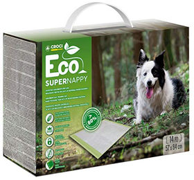 Croci Super Nappy Eco Saugmatte für Hunde 84 x 57 cm 14 Stück – Bild 1 von 7