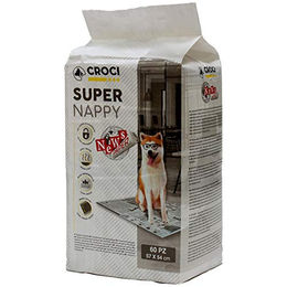 Croci Super Nappy Newspaper Welpenunterlagen für Hunde 60 Stück – Bild 1 von 7