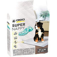 Produktbild von Croci Super Nappy Saugunterlage für Welpen 60 x 60 cm - 10 x 60 g