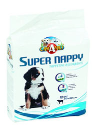 Croci Super Nappy Welpenunterlage für Hunde 10 Stück - 10 x 60 g – Bild 1 von 6
