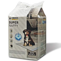 Produktbild von Croci Super Nappy Welpenunterlage für Welpen 50 Stück 60 x 60 cm - 50 x 60 g