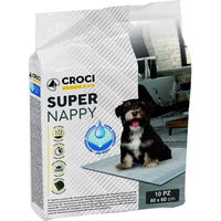 Produktbild von Croci Super Nappy Welpenunterlage wasserabweisend 60 x 60 cm 10 Stück - 10 x 60 g