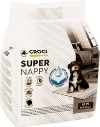 Croci Super Nappy Welpenunterlagen für Hunde 60 x 40 cm 50 Stück - 50 x 60 cm – Bild 1 von 8