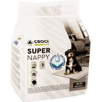 Produktbild von Croci Super Nappy Welpenunterlagen für Hunde 60 x 40 cm 50 Stück - 50 x 60 cm