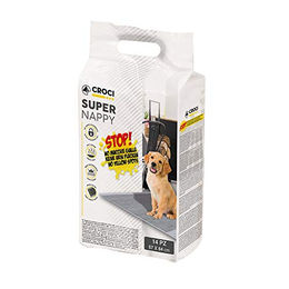 Croci Super Windel Aktivkohle Hygienematten für Hunde 57x84 cm 14 Stück - 14 x 57 g – Bild 1 von 6