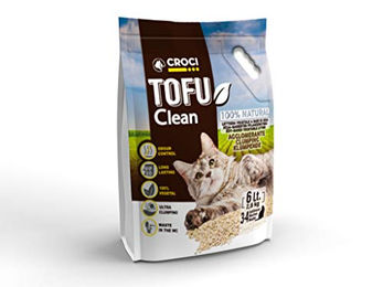 Croci Tofu Clean Katzenstreu 6L biologisch abbaubar und klumpend - 6 l – Bild 1 von 8
