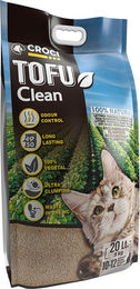 Produktbild von Croci Tofu Clean Katzenstreu Bio 2 x 20 l (ca. 18 kg) - 2 x 20 l