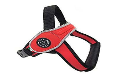 Croci Tre Ponti Primo Classic Hundegeschirr mit reflektierendem Rand Rot Größe L – Bild 1 von 2