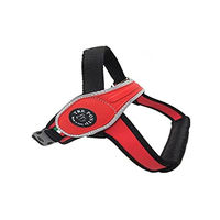 Produktbild von Croci Tre Ponti Primo Classic Hundegeschirr mit reflektierendem Rand Rot Größe L