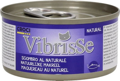 Croci Vibrisse Katzen Nassfutter Makrele 24 x 70 g - 24 x 70 g – Bild 1 von 3