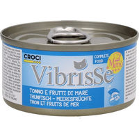 Produktbild von Croci Vibrisse Katzen Nassfutter Thunfisch Paté für alle Altersstufen 24 Dosen à 70 g - 24 x 70 g
