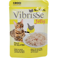 Produktbild von Croci Vibrisse Katzenfutter Huhn in Gelee für alle Altersstufen 18 x 70 g - 18 x 70 g