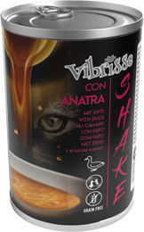 Croci Vibrisse Shake Katzen Nassfutter Ente Hydratisierendes Ergänzungsfutter für Katzen 12x 135 g - 12 x 135 g – Bild 1 von 4