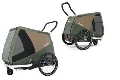Croozer Buggyset Fahrradanhänger für Hunde Schwarz XL – Bild 1 von 4