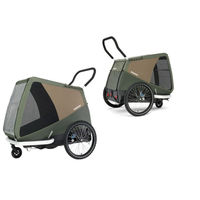 Produktbild von Croozer Buggyset Fahrradanhänger für Hunde Schwarz XL