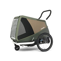 Produktbild von Croozer Dog Mikke Fahrradanhänger für Hunde in Grün aus Aluminium mit wasserabweisendem Material
