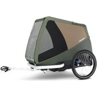 Produktbild von Croozer Dog Tammo Fahrradhundeanhänger für Hunde in Moosgrün mit Aluminiumrahmen