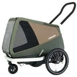 Croozer Fahrradhundeanhänger Buggy-Set für Hunde Größe L Silber – Bild 1 von 3