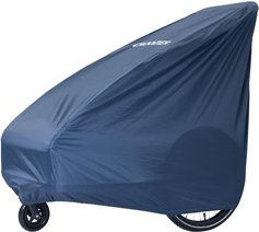 Croozer Faltgarage für Hunde-Fahrradanhänger Blau Größe L wasserdicht aus Polyester – Bild 1 von 5