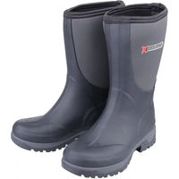 Produktbild von Crosslander Boston Reitstiefel Unisex Waterproof Winterstiefel aus Gummi in Schwarz oder Grau Größe 48