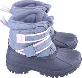Produktbild von Crosslander Kinder Stallschuh Khasi Winter Winterschuhe wasserabweisend Schwarz Grau