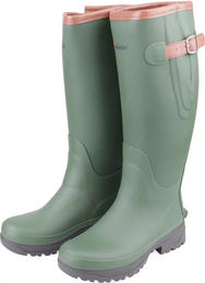 Crosslander Kodiak Reitstiefel aus Gummi für Damen und Herren wasserdicht Winter grün Größe 44 EU – Bild 1 von 7