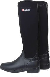 Produktbild von Crosslander Meran Reitstiefel Unisex aus Neopren wasserdicht für Winter in Schwarz oder Rot