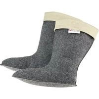 Produktbild von Crosslander Reitstiefelsocken für Damen aus Filz in Grau Größe 36