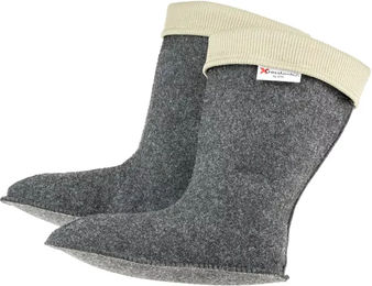 Produktbild von Crosslander Reitstiefelsocken für Damen aus Filz in Grau Größe 37