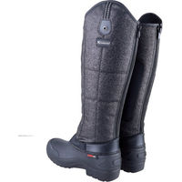 Produktbild von Crosslander ThermoReitstiefel SaasFee Winter Reitstiefel wasserdicht Schwarz Grau