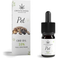 Produktbild von Crystalweed CBD-Öl Pet 10 % zur Unterstützung des Immunsystems für Hunde großer Rassen