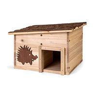 Produktbild von CULT at home Igelhaus Bausatz aus Holz mit Labyrintheingang 22 cm Höhe